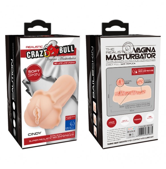 CRAZY BULL - 3D Temptation Realistic Vagina Masturbator CRAZY BULL - 3D Temptation Realistic Vagina Masturbator